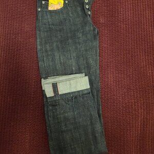 Naked and Famous Weird Guy 30x34 Red Core Selvedge Denim